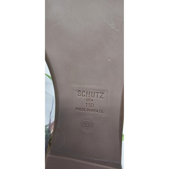 Schutz Sasha Beaded Boho Ankle Wrap Sandal Green Paisley Size 11B NEW - Picture 6 of 9